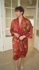 man wearing red satin kimono robe Senja - TORÉ brand