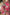 Close-up of Toré Sekar robe fabric – soft satin with detailed batik print in red and gold tones.